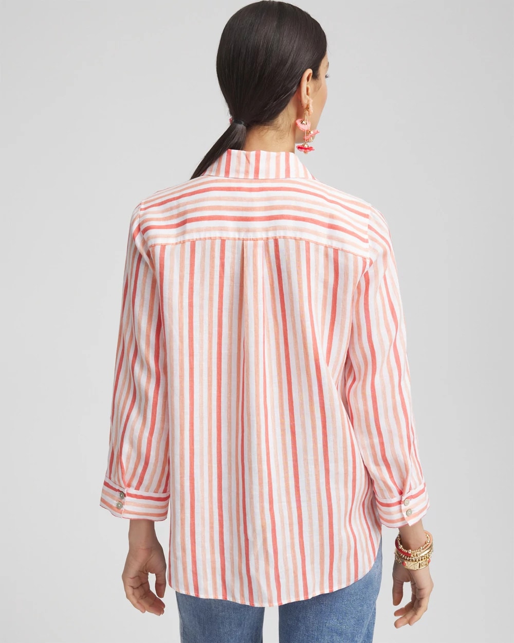 No Iron™ Striped Linen Shirt - Chico's