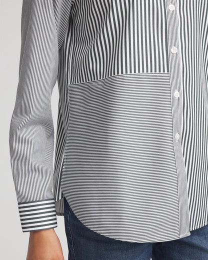 No Iron™ Colorblock Striped Shirt - Chico's