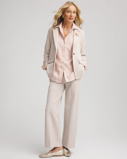 No Iron™ Feminine Jacquard Shirt - Chico's