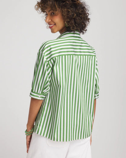 No Iron™ Short Striped Shirt - Chico's