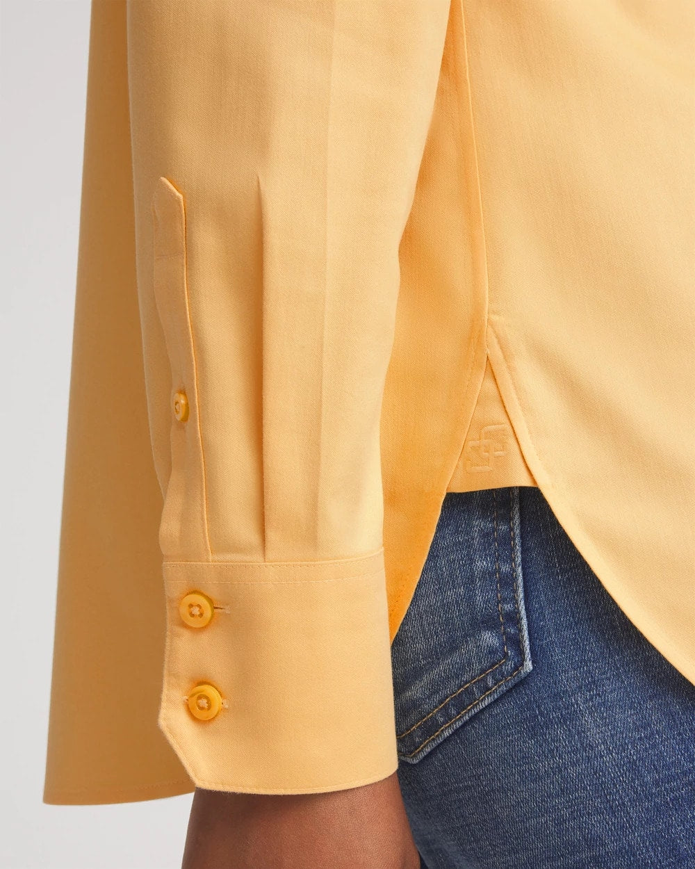 No Iron™ Stretch-Sateen Shirt - Chico's