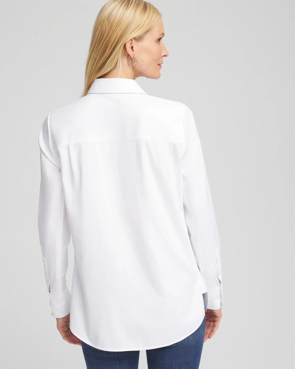 No Iron™ Wildflower Embroidered Shirt - Chico's