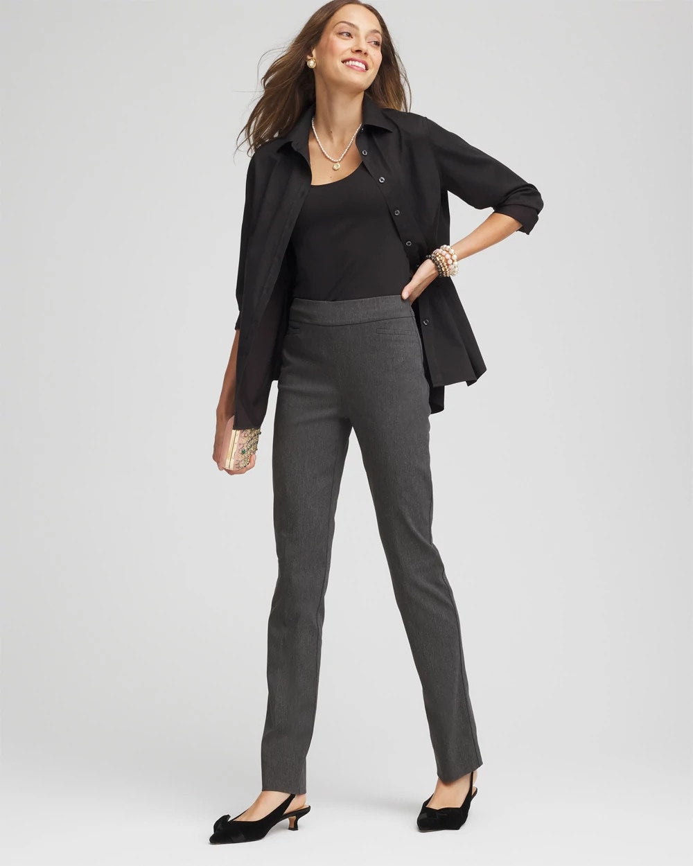 Brigitte™ Slim Full-Length Pants - Chico's