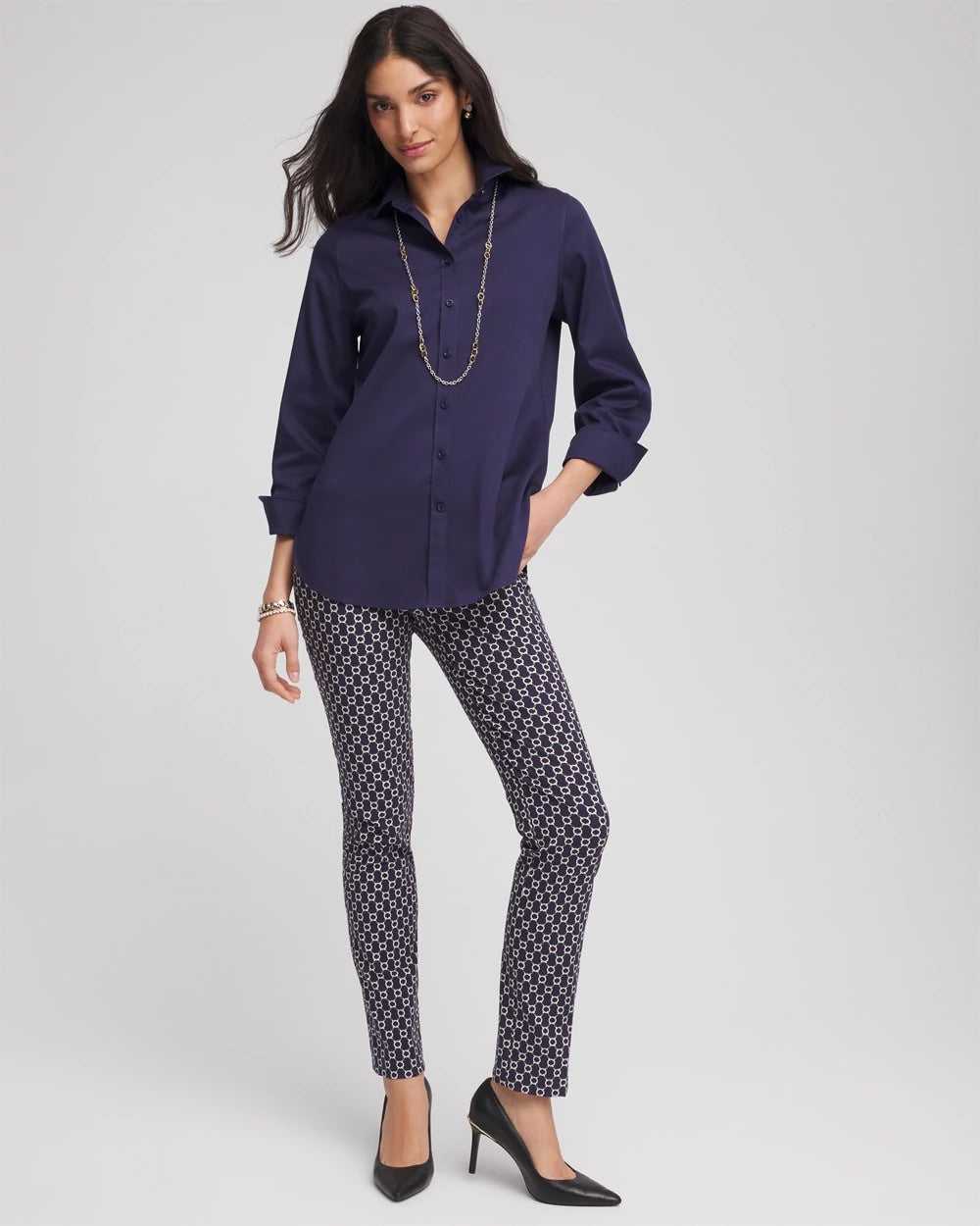 Brigitte™ Chain Connection Slim Pants - Chico's