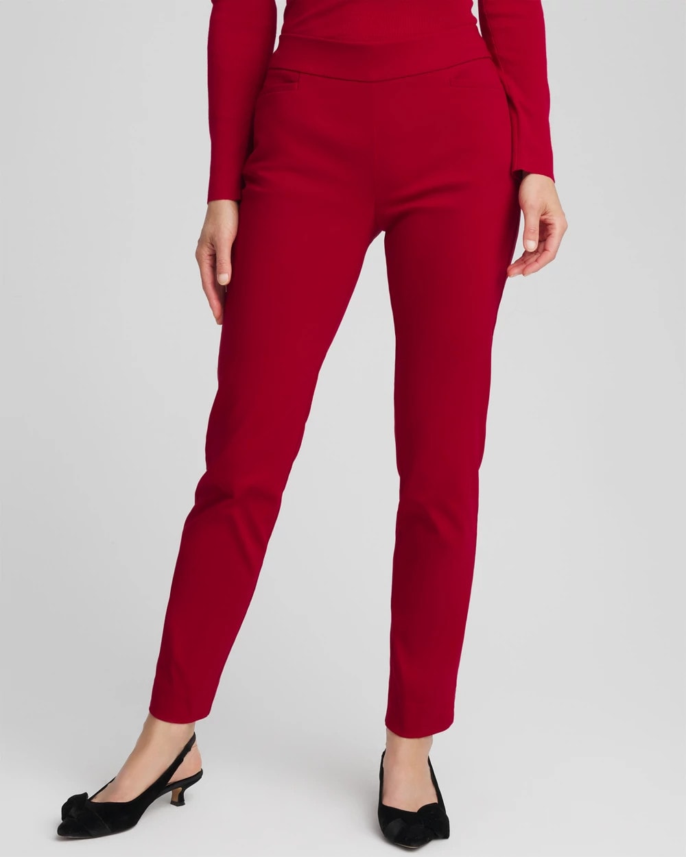 Brigitte™ Slim Pull-On Ankle Pants - Chico's