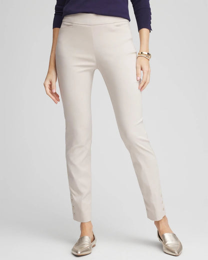 Brigitte™ Pull-On Slim Rivet Ankle Pants - Chico's