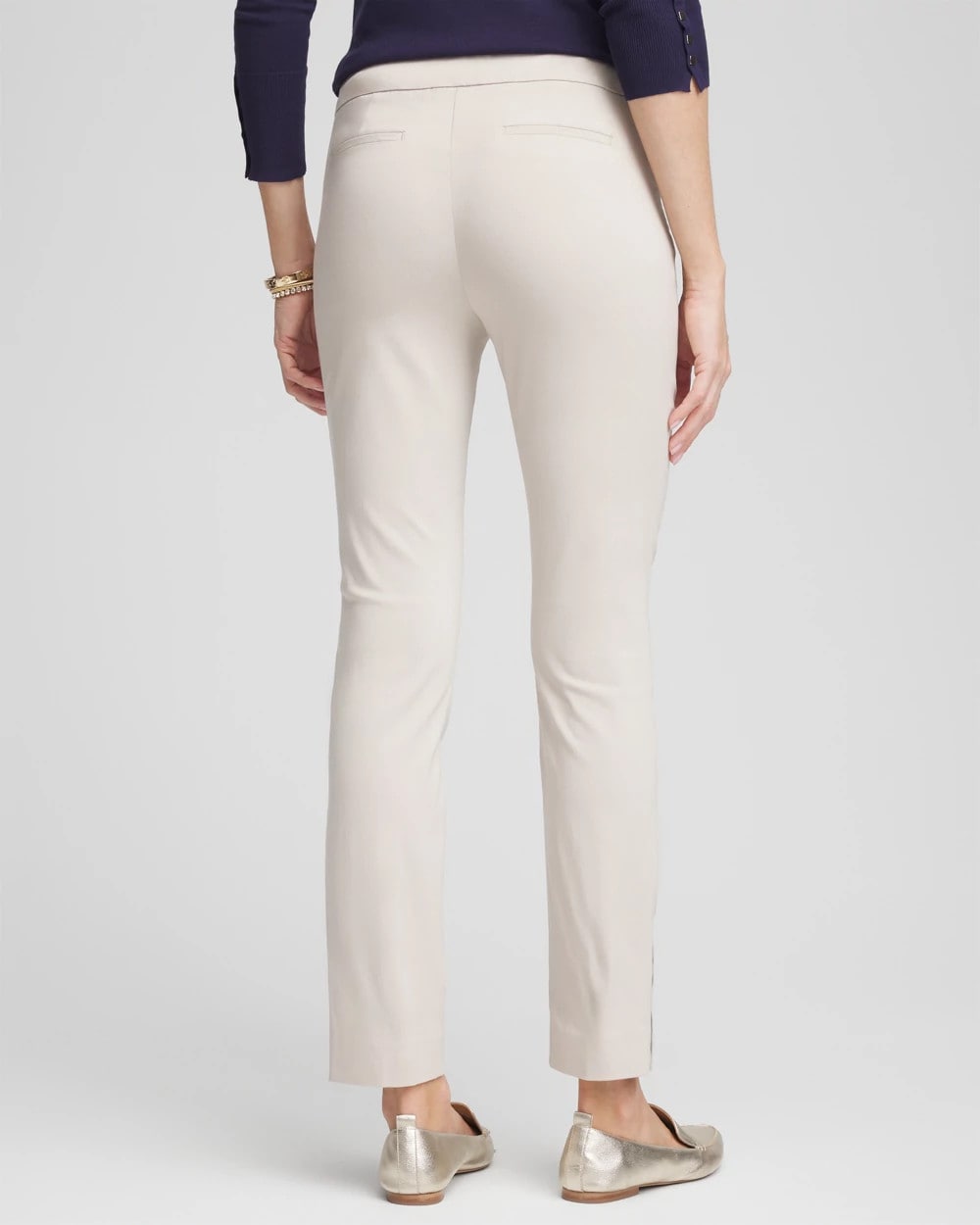 Brigitte™ Pull-On Slim Rivet Ankle Pants - Chico's