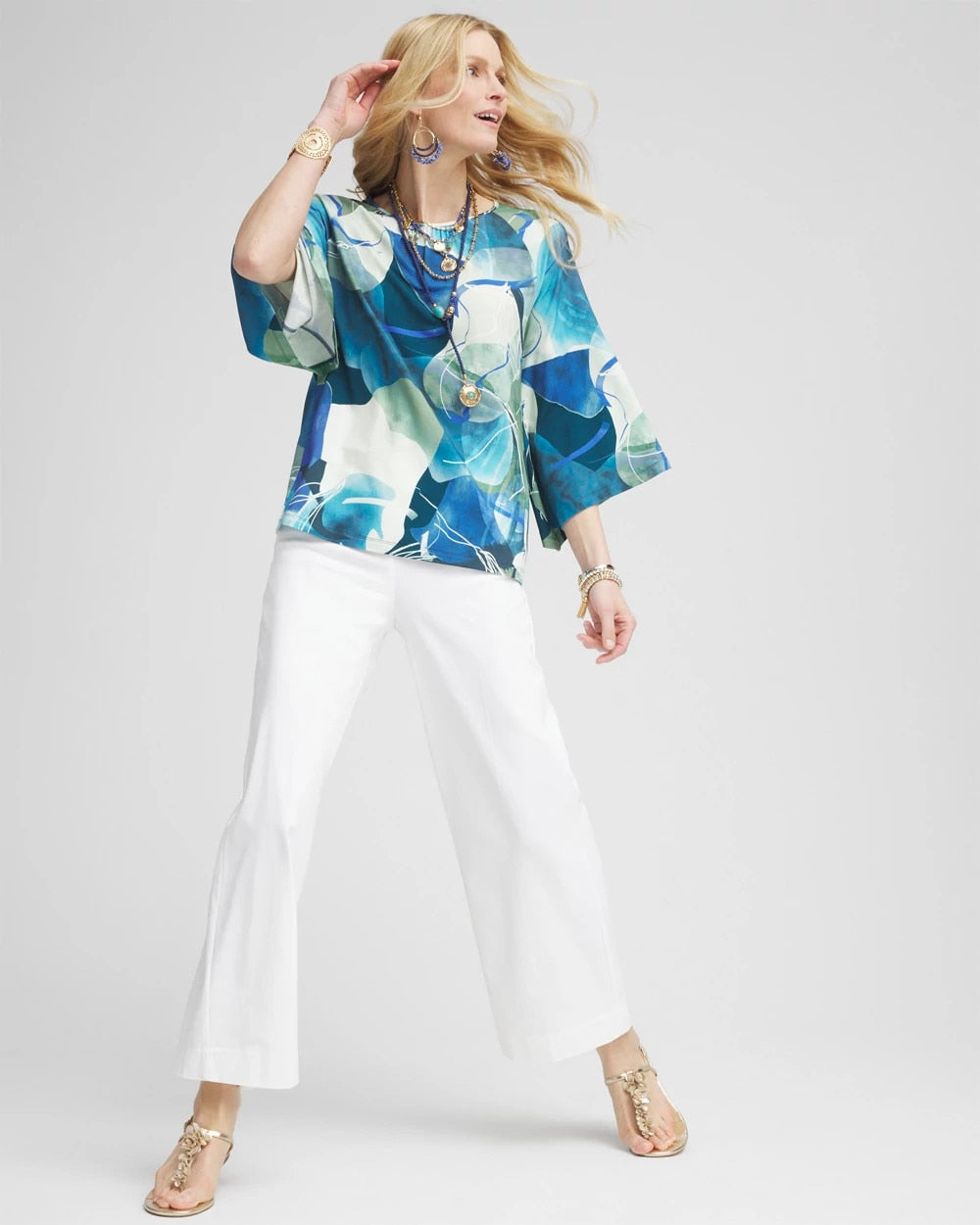 Brigitte™ Pull-On Wide Leg Cropped Pants - Chico's