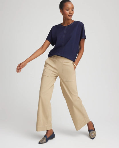 Brigitte™ Utility Wide-Leg Cropped Pants - Chico's