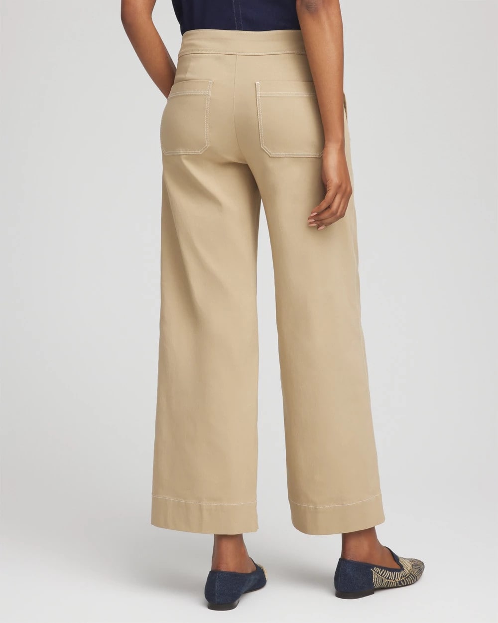 Brigitte™ Utility Wide-Leg Cropped Pants - Chico's