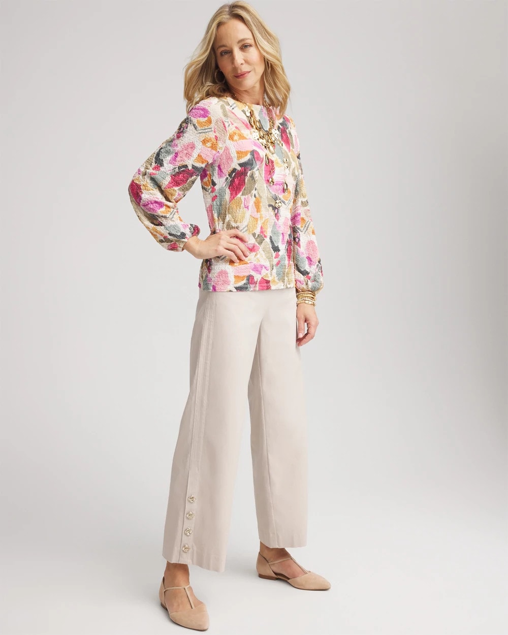 Brigitte™ Cropped Wide-Leg Pants - Chico's