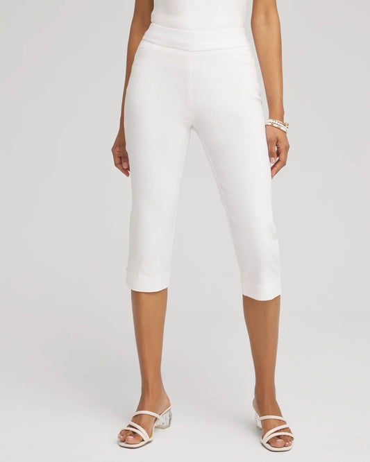 Brigitte™ Pull-On Rivet Slim Capris - Chico's