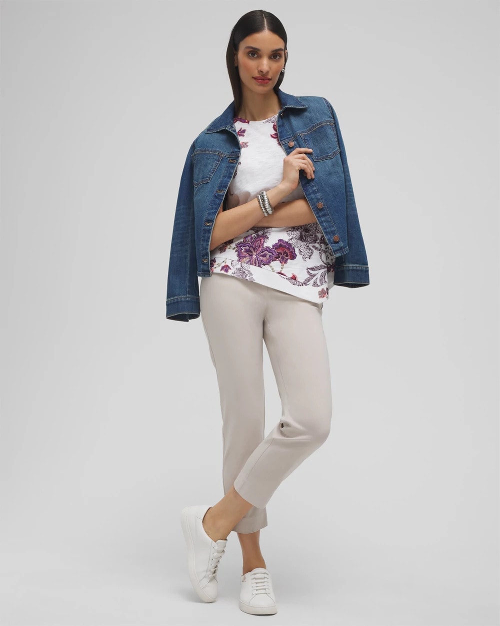 Brigitte™ Pull-On Slim Cropped Pants - Chico's