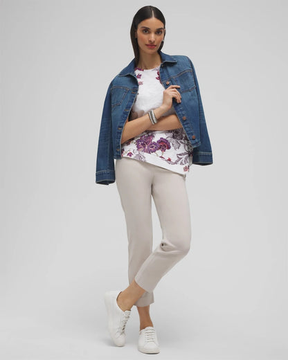 Brigitte™ Pull-On Slim Cropped Pants - Chico's