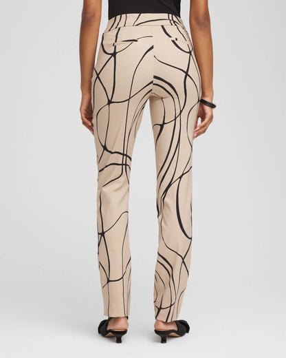 Brigitte™ Golden Leaf Slim Full-Length Pants - Chico's