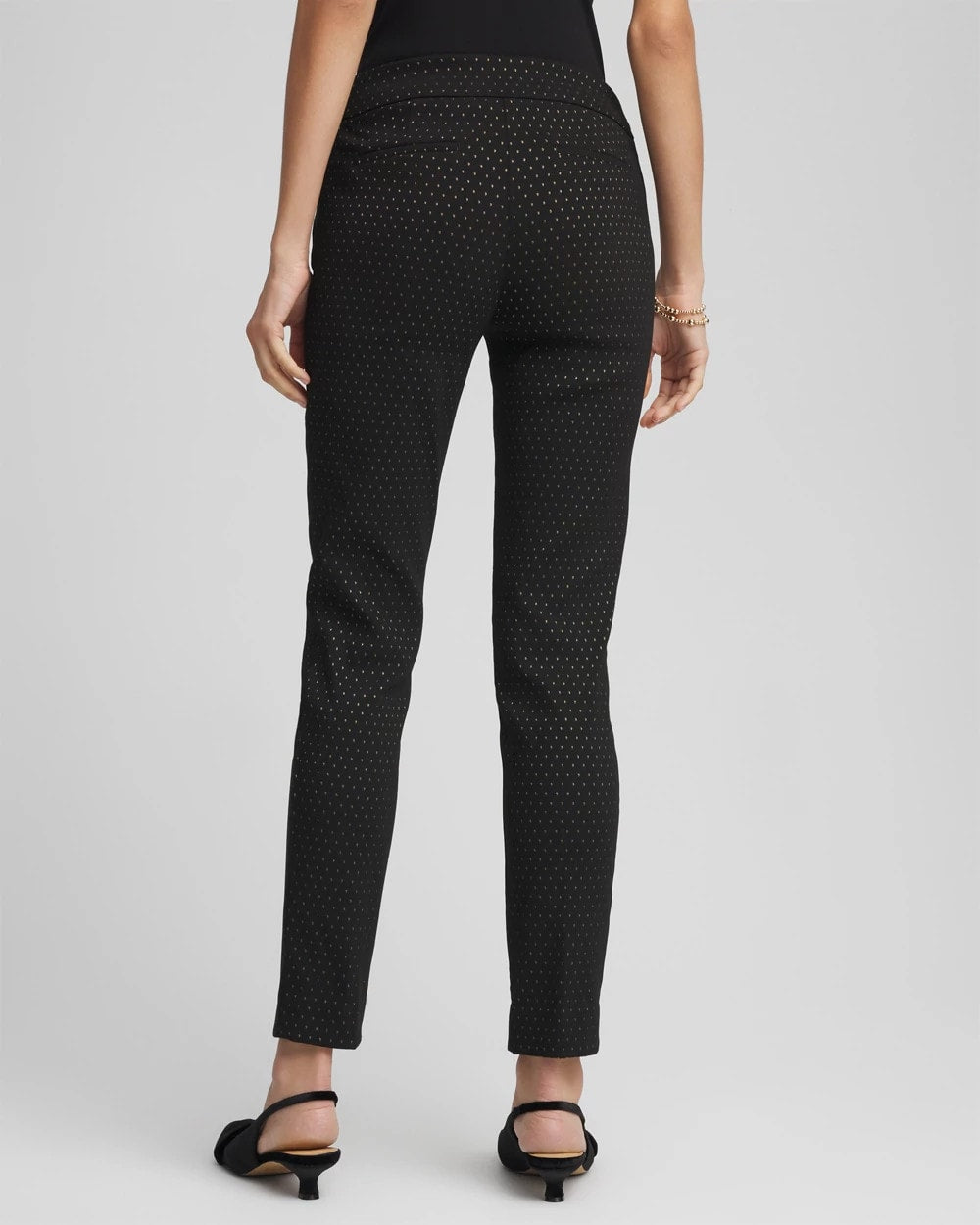 Brigitte™ Slim Ankle Jacquard Pants - Chico's