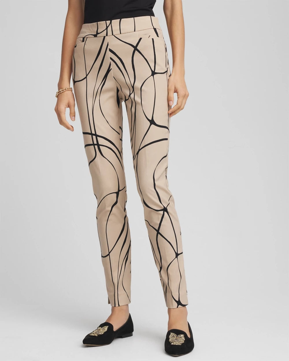 Brigitte™ Golden Leaf  Slim Ankle Pants - Chico's