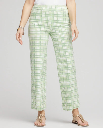 Brigitte™ Wide Leg Plaid Cropped Pants - Chico's