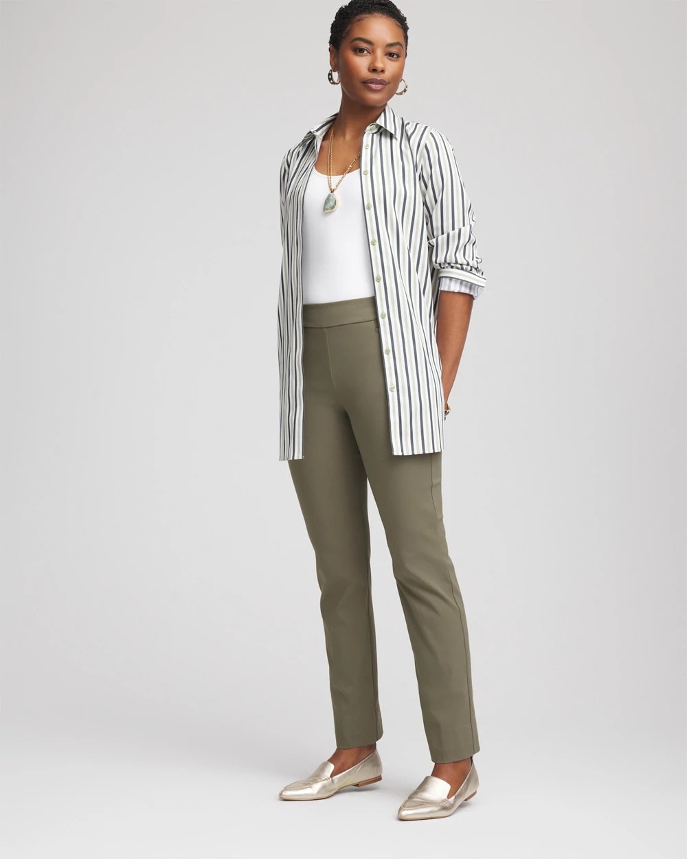 Brigitte™ Slim Full-Length Pants - Chico's