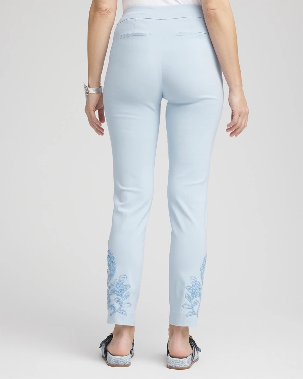 Brigitte™ Embroidered Ankle Pants - Chico's