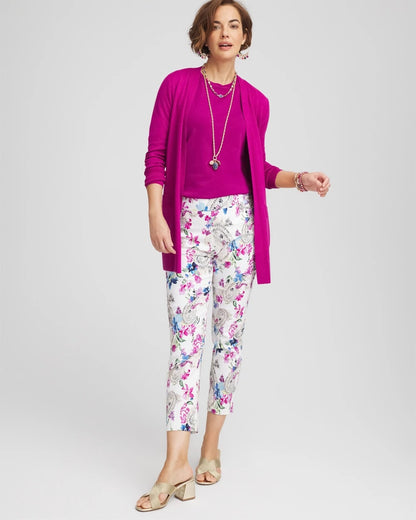Brigitte™ Paisley Floral Cropped Pants - Chico's