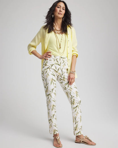 Brigitte™ Slub Slim Ankle Pants - Chico's