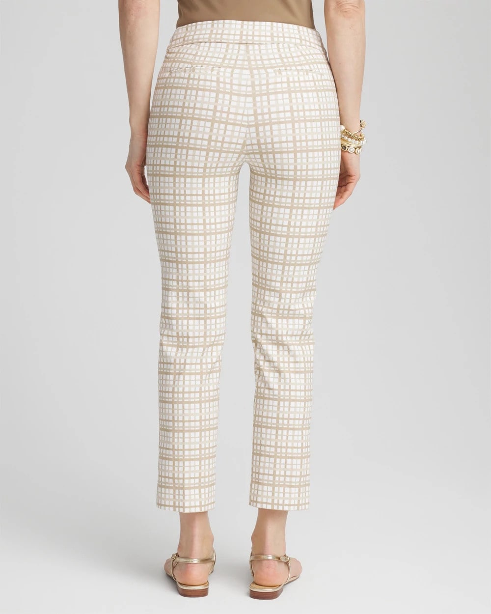 Brigitte™ Plaid Cropped Pants - Chico's