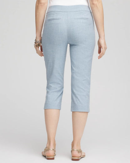Brigitte™ Cross Dye Capri Pants - Chico's