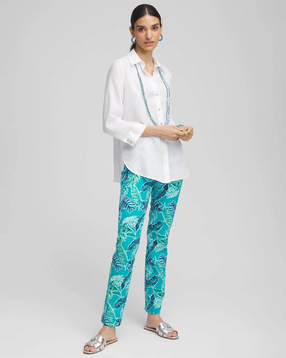 Brigitte™ Tropical  Slim Leg Pants - Chico's