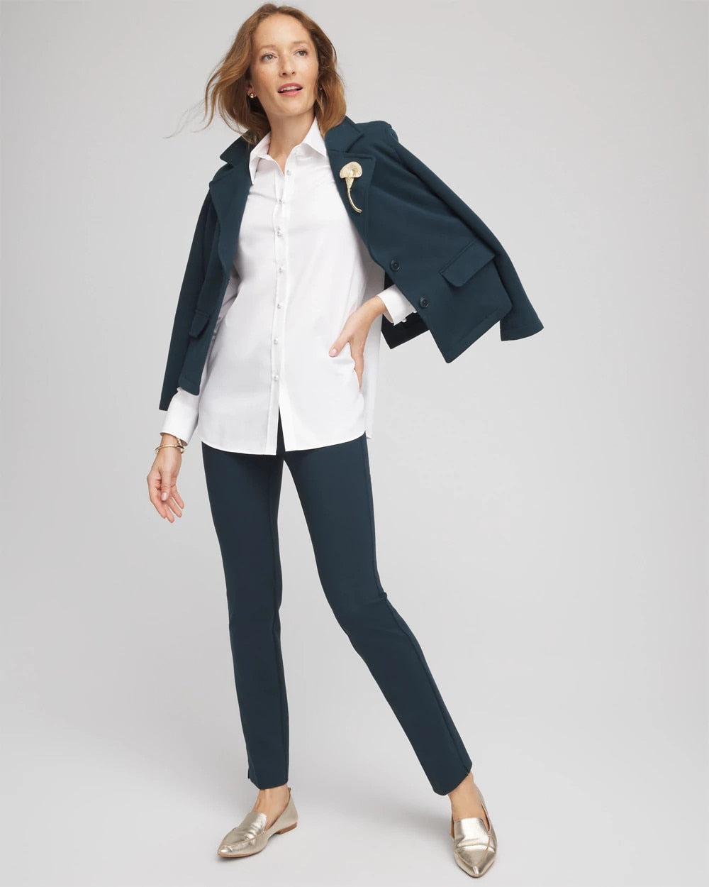 Juliet Slim Trim Detail Ankle Pants - Chico's