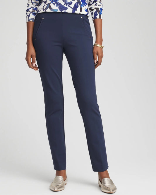 Juliet Slim Trim Detail Ankle Pants - Chico's