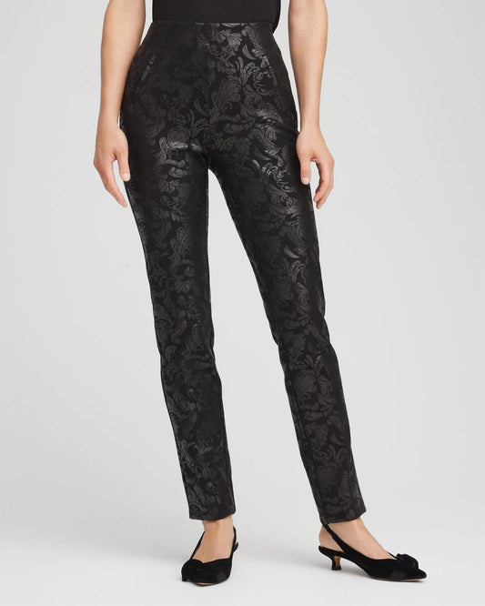 Juliet Foiled Slim Ponte Pants - Chico's