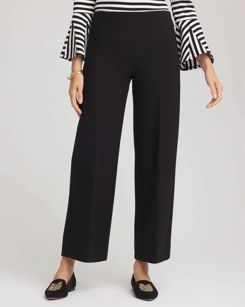 Juliet Slim Wide-Leg Cropped Pants - Chico's