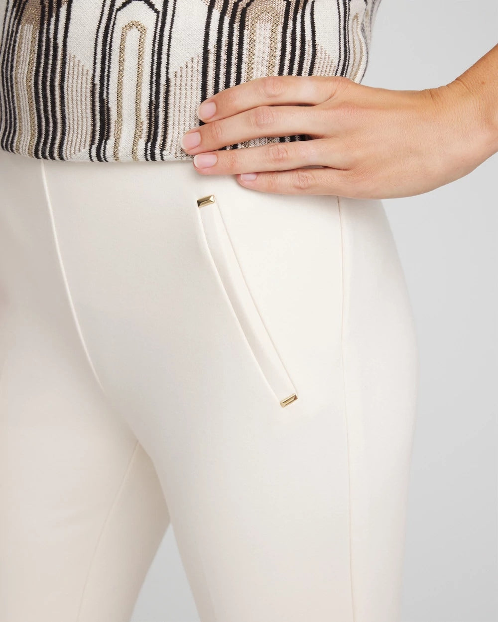 Juliet Slim Trim Detail Pants - Chico's