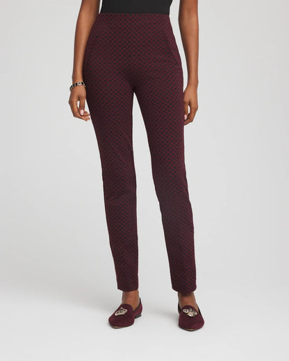 Circle Jacquard Juliet Slim Ankle Pants - Chico's