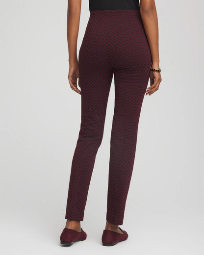 Circle Jacquard Juliet Slim Ankle Pants - Chico's