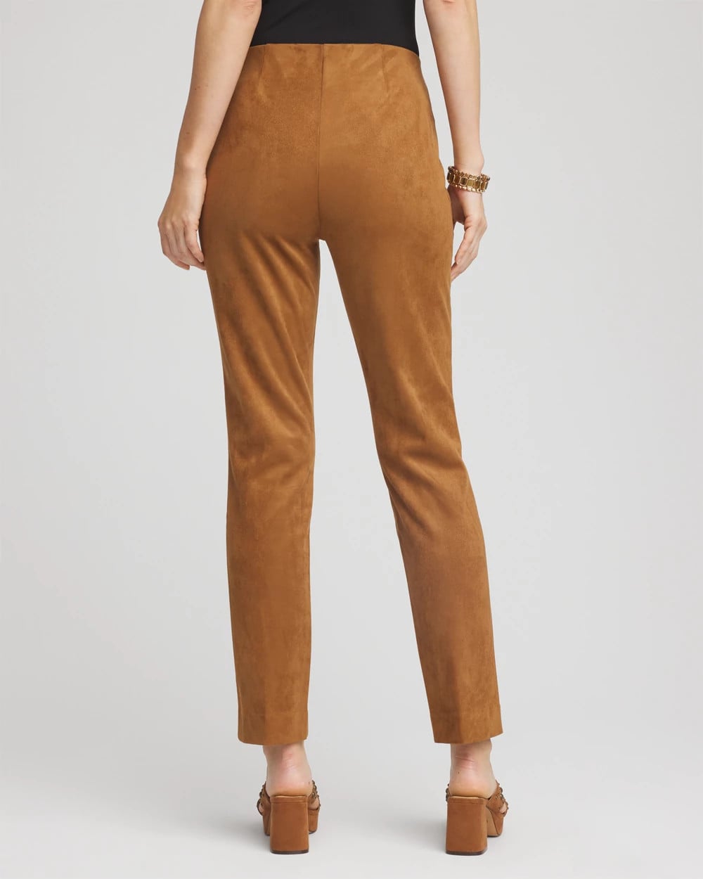 Faux Suede Juliet Slim Ankle Pants - Chico's
