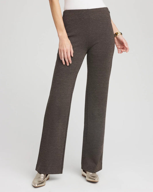 Juliet Jacquard Full-Length Ponte Pants - Chico's