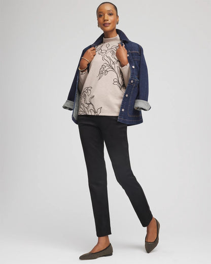 Faux Suede Juliet Slim Ankle Pants - Chico's