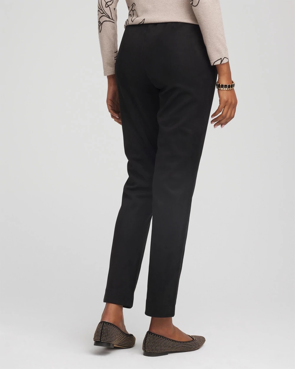 Faux Suede Juliet Slim Ankle Pants - Chico's