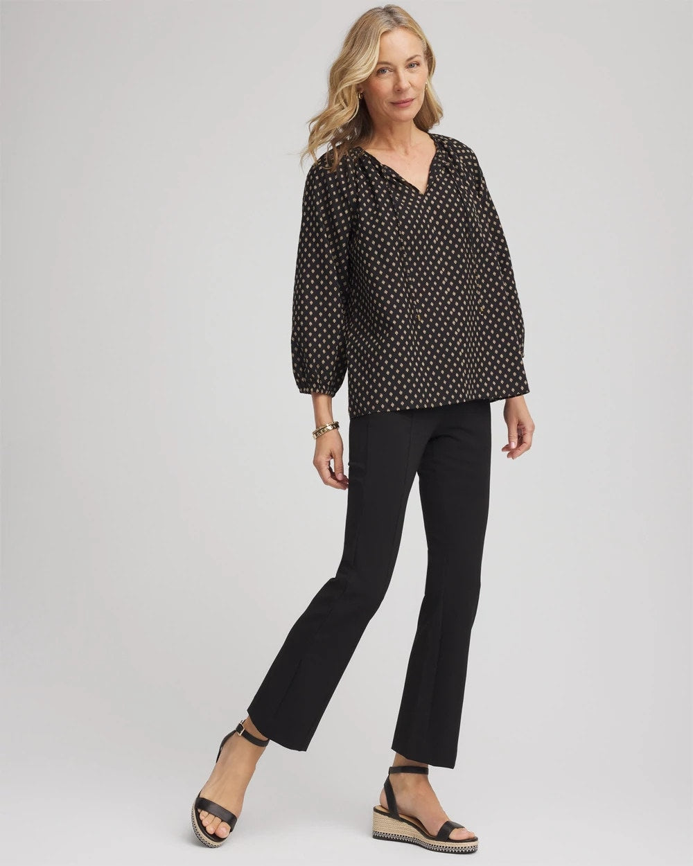 Lightweight Juliet Flared Ankle Pants - Chico's