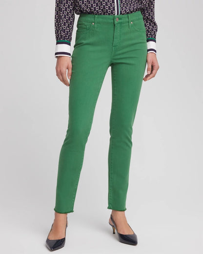 Girlfriend Fray Hem Ankle Jeans - Chico's