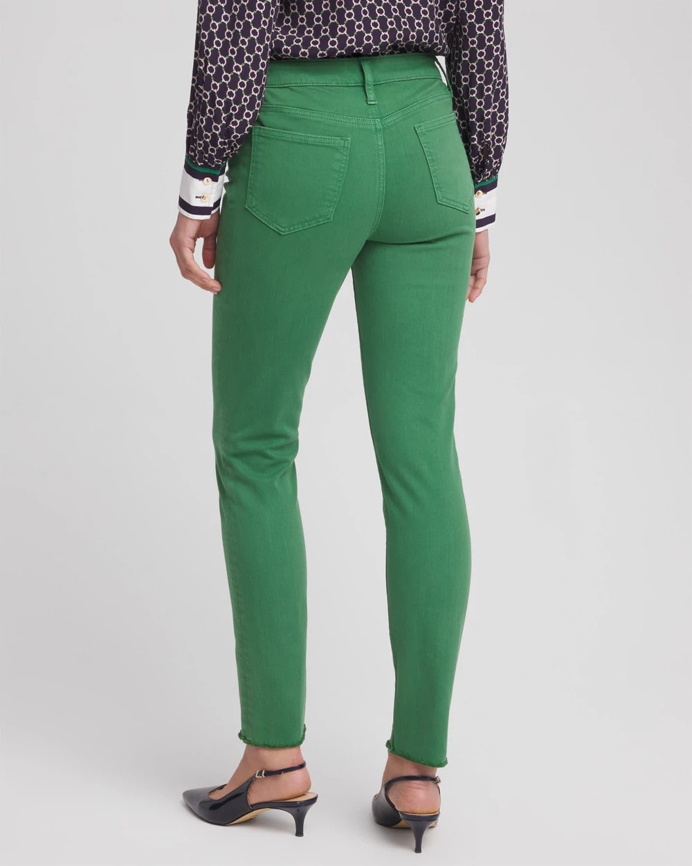 Girlfriend Fray Hem Ankle Jeans - Chico's