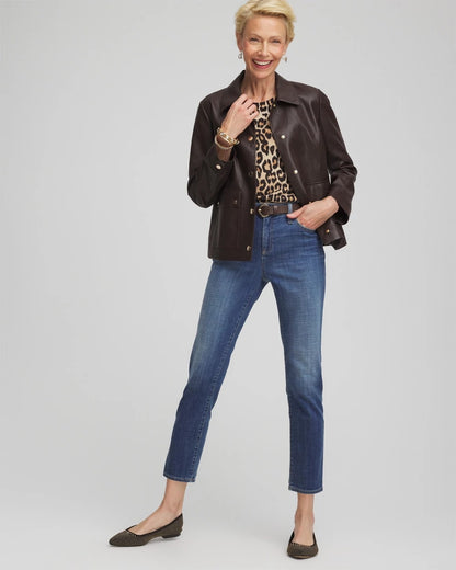 Girlfriend Slim Cropped Jeans - Chico's