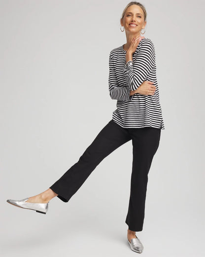 Cropped Girlfriend Kick-Flare Jeans - Chico's