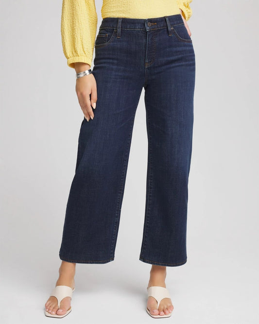 Girlfriend Cropped Wide-Leg Jean - Chico's