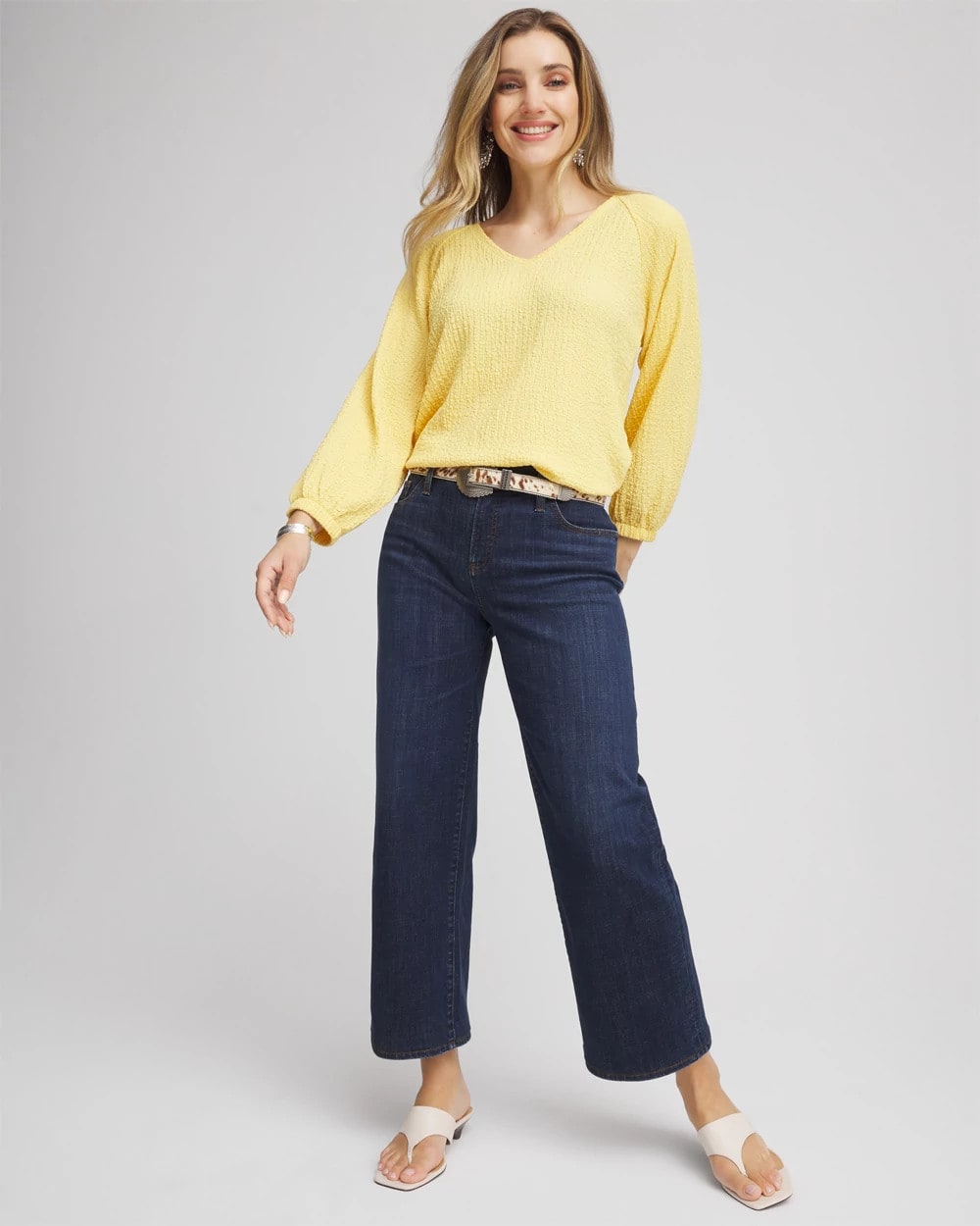 Girlfriend Cropped Wide-Leg Jean - Chico's