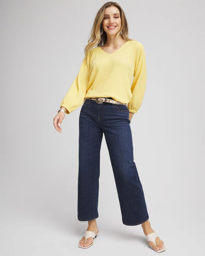 Girlfriend Cropped Wide-Leg Jean - Chico's