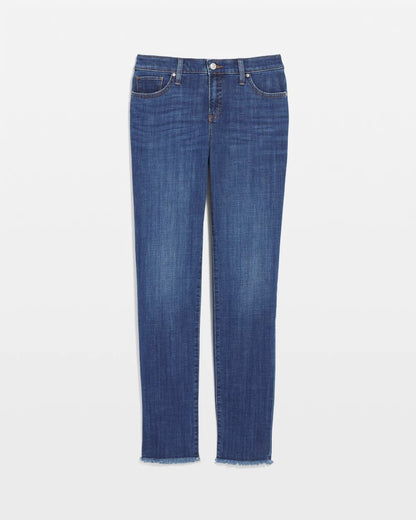 Girlfriend Slim Frayed Ankle Jeans - Chico's