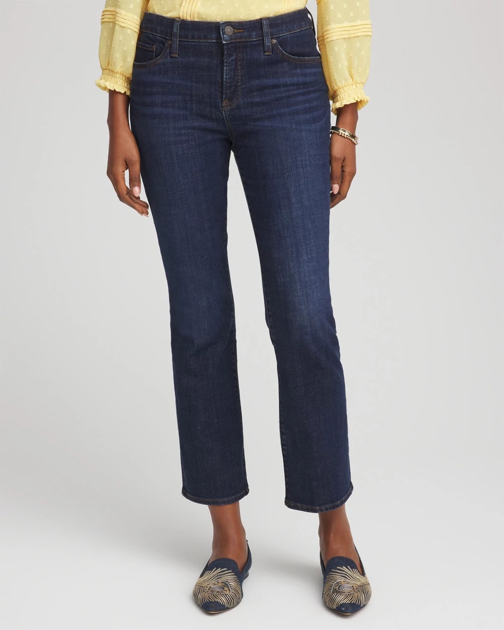 Girlfriend Cropped Flared Jeans - Chico's
